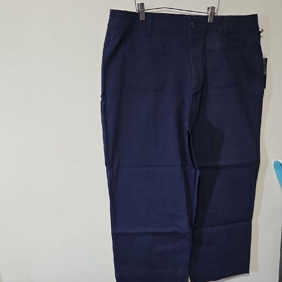 kathy ireland Pants - Kathy Ireland Blue Straight Leg Pants
